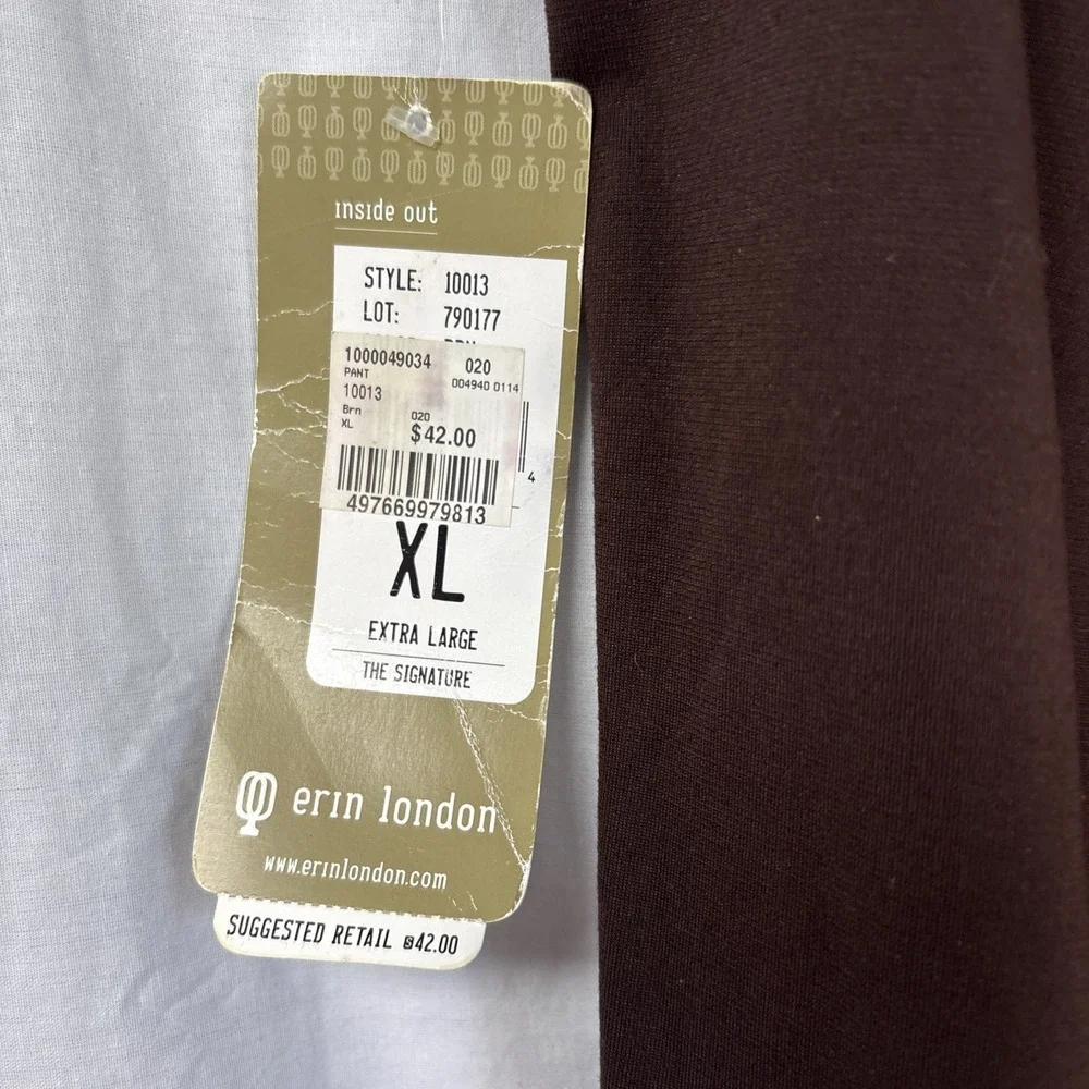 Erin London Casual Stretch Pants Women’s Size XL Elastic Waist Pull-On 36x27 NWT